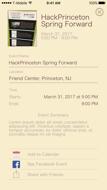 SoFly Scanner screenshot generated event