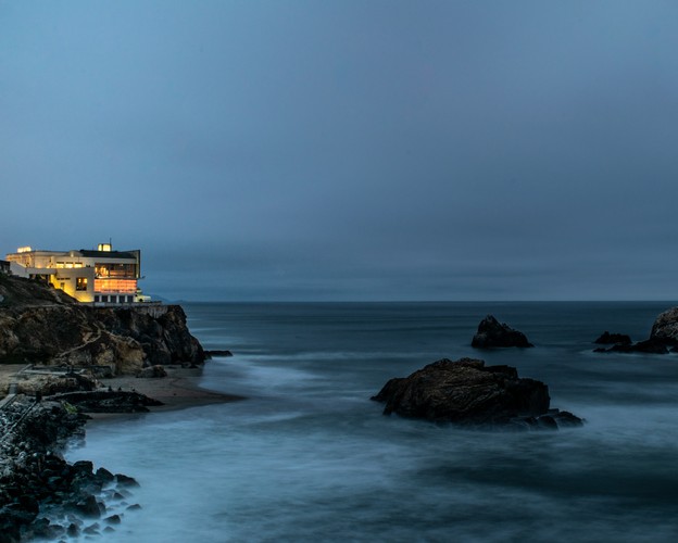 Cliff House Sutro Baths at Night