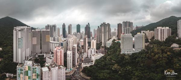 Kennedy Town Drone Panorama