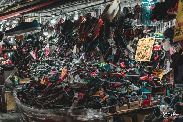 Korean Market Shoe Stand