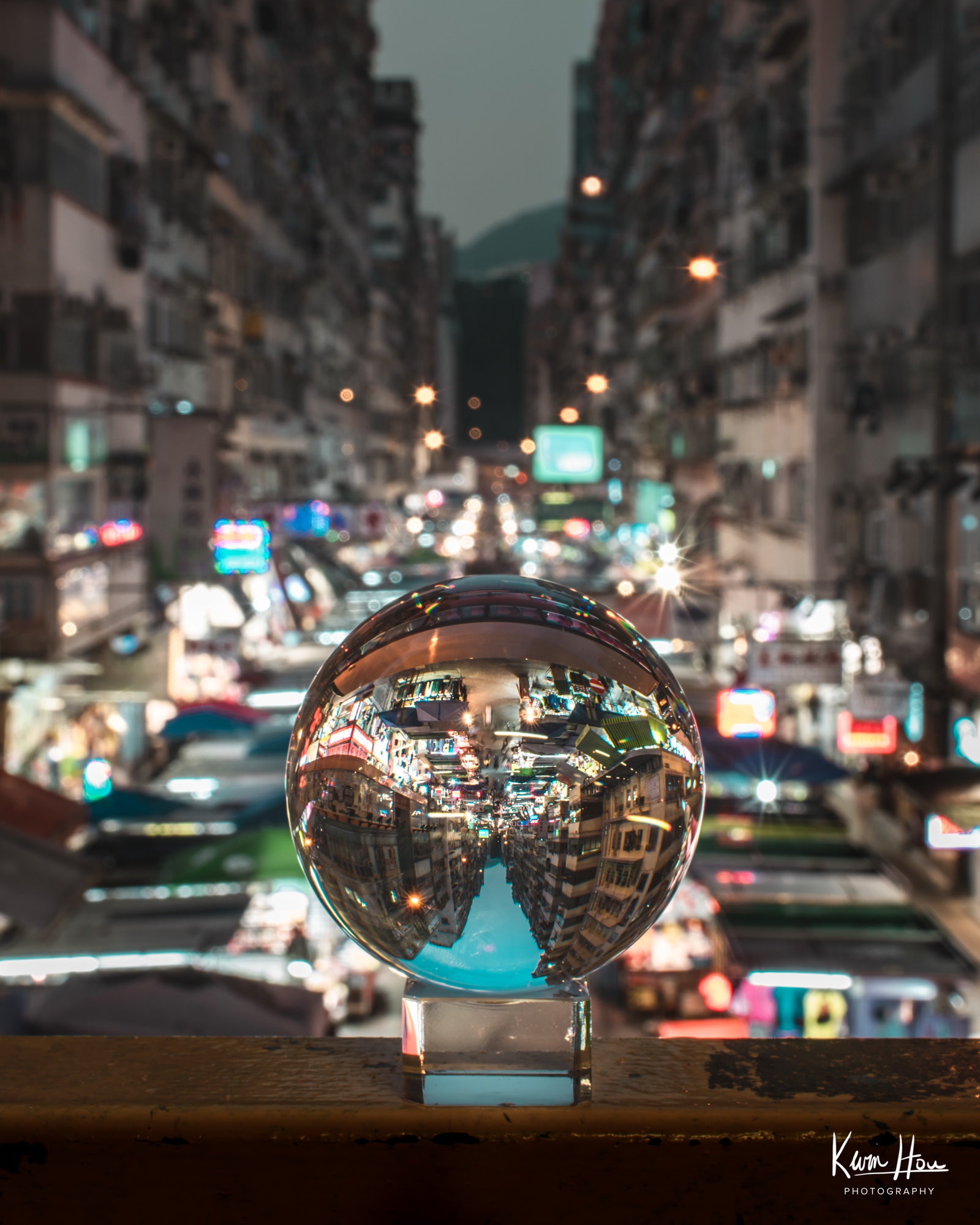 Ladies Market Balcony Lens Ball