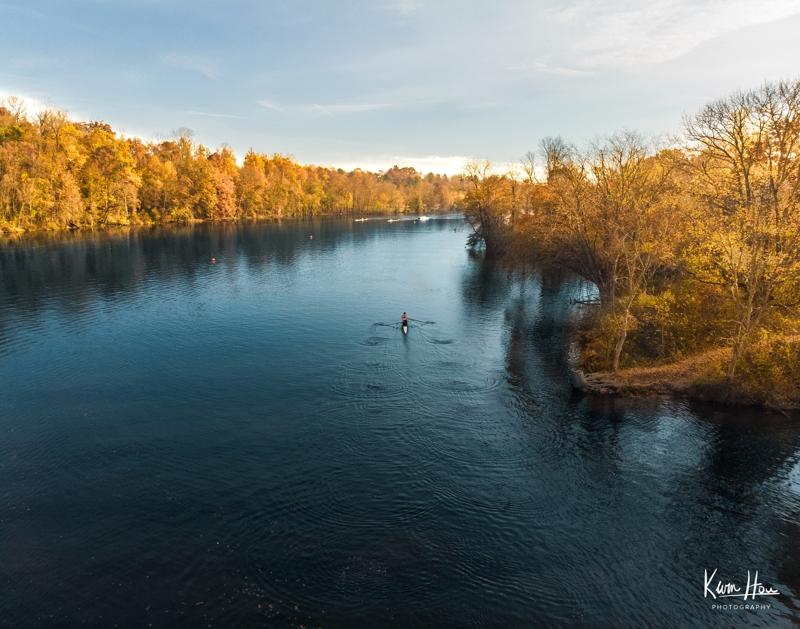 Lake Carnegie Landscape Fall Season