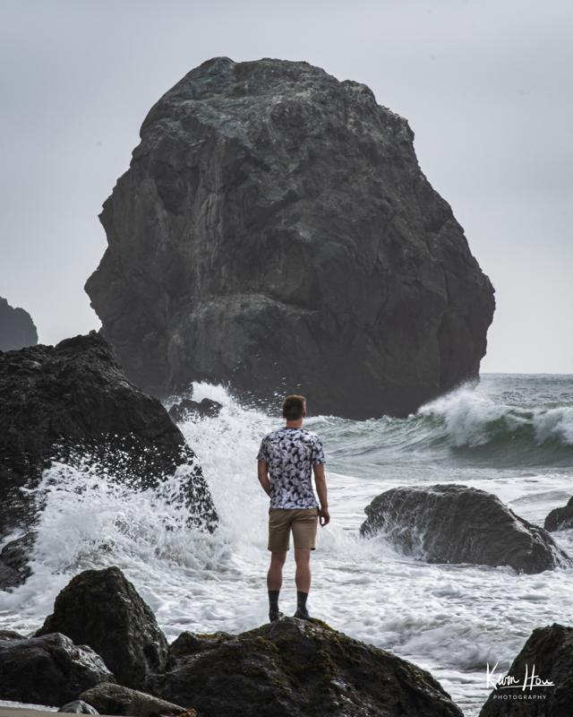Lands End San Francisco Large Rock at Sea