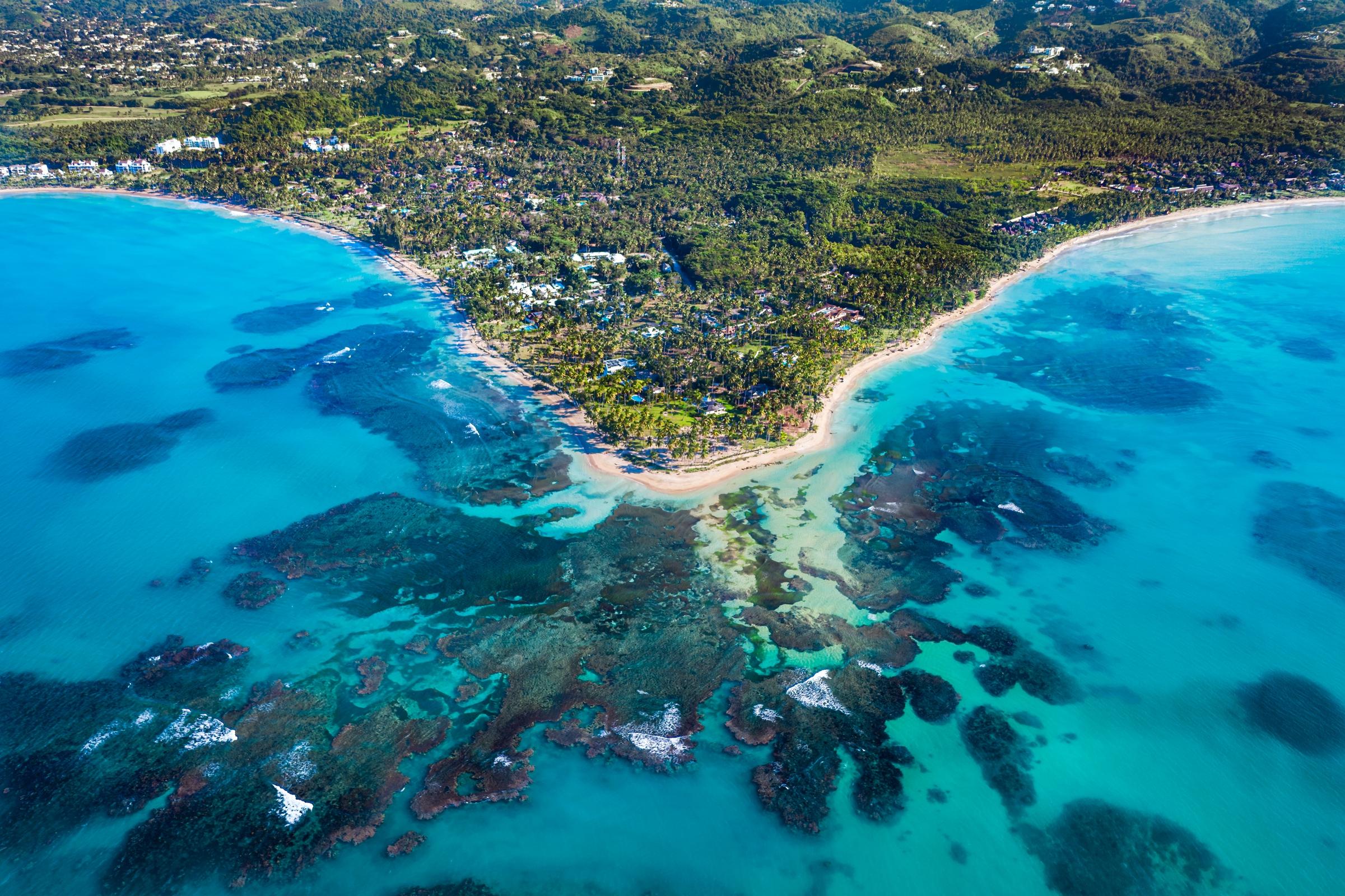Landscape Panorama of Las Terrenas, Dominican Republic