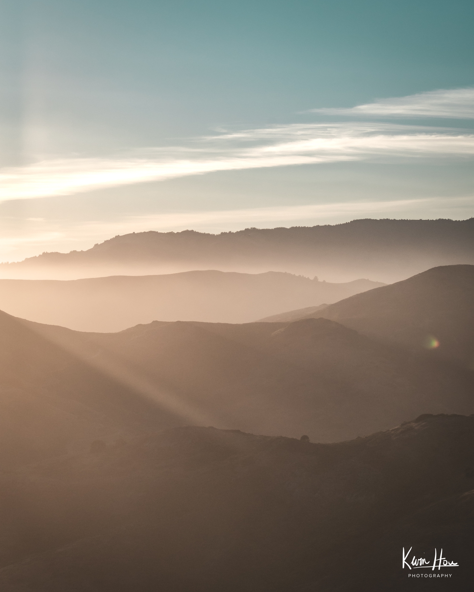 Marin Headlands Hills Silhouette