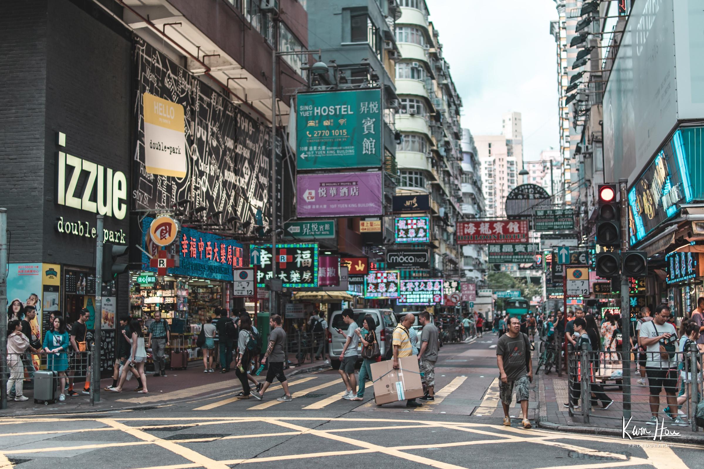 Mong Kok Cross Walk Day