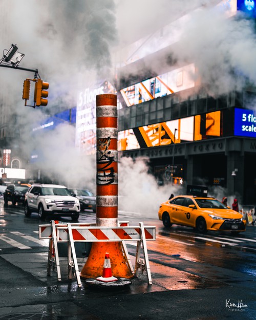New York Times Square Smokestack