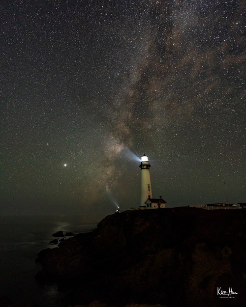 Pigeon Point Lighthouse Milky Way