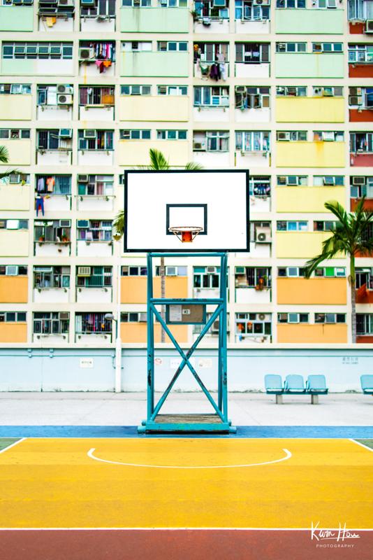 Ping Shek Estate Basketball Hoop