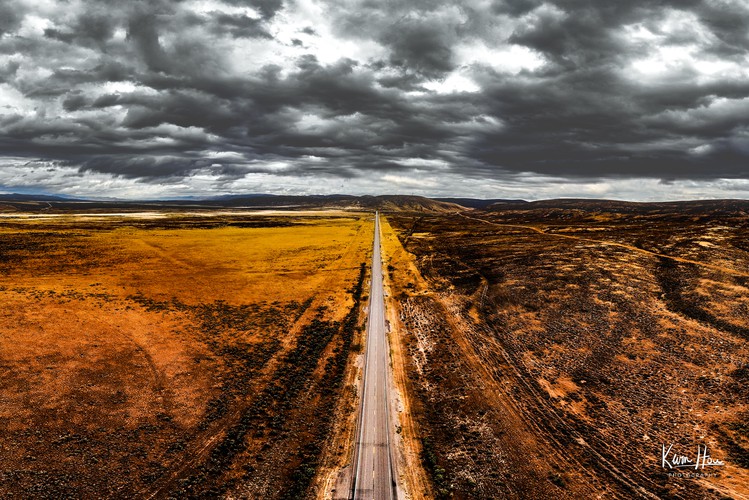 Route 89 Wyoming Drone Landscape