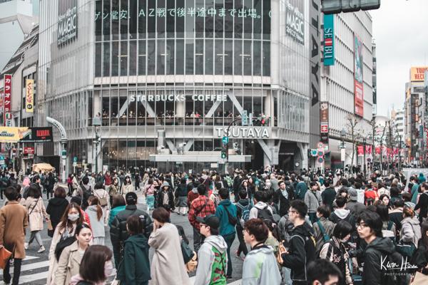 Shibuya Crossing Wide Angle