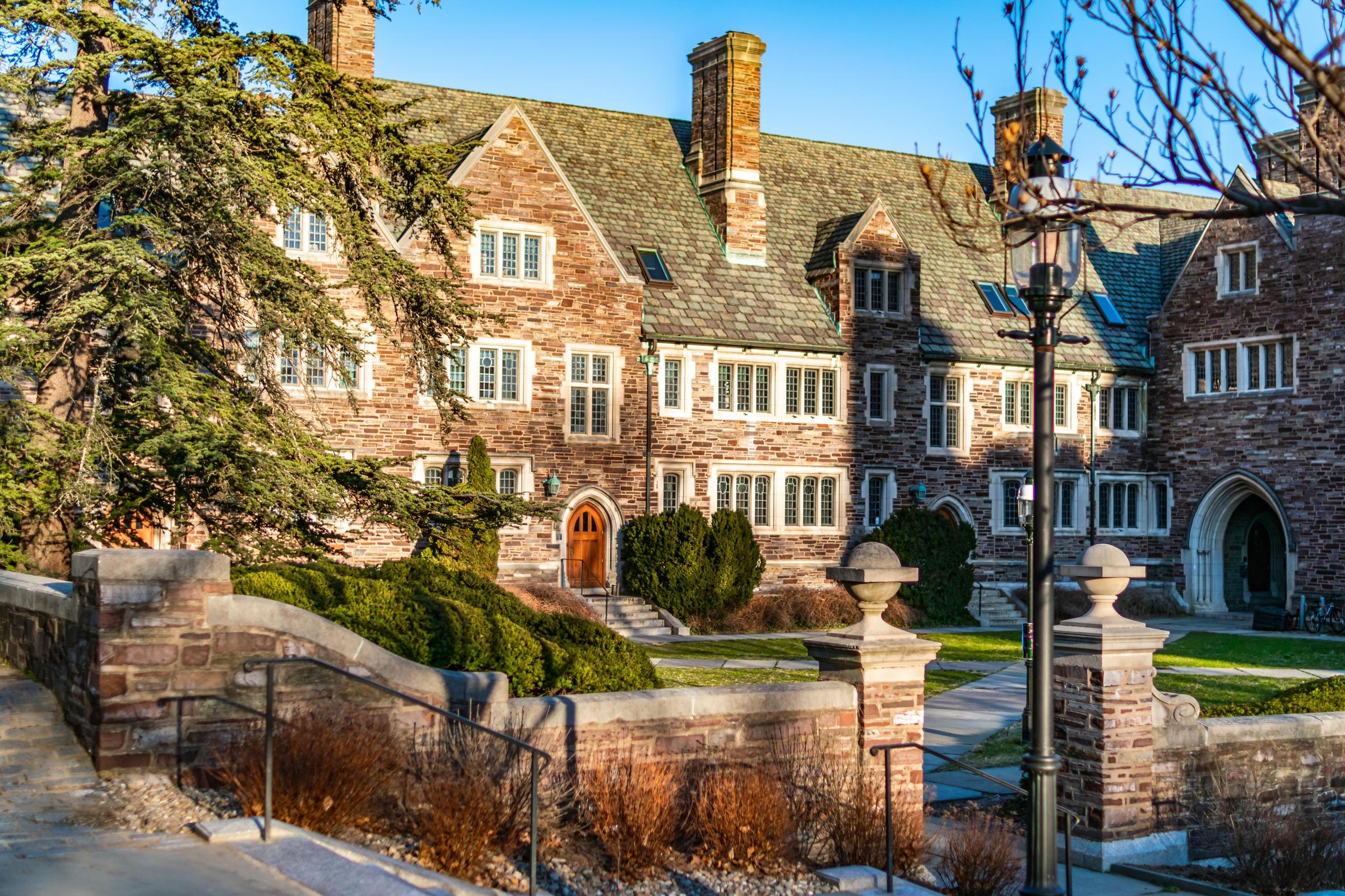 Sunset on Cuyler Courtyard at Princeton University