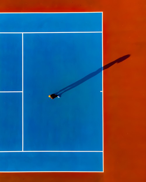 THS Tennis Court Drone (Drone Art)