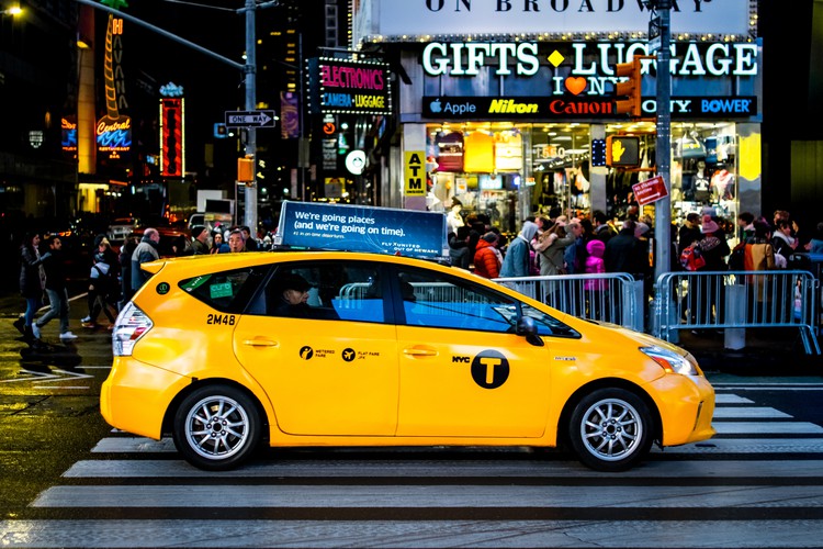 Times Square Taxi (Side)