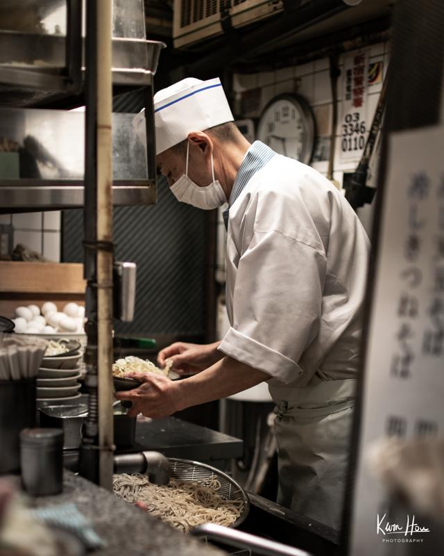 Tokyo Soba Noodles NIght Market Chef